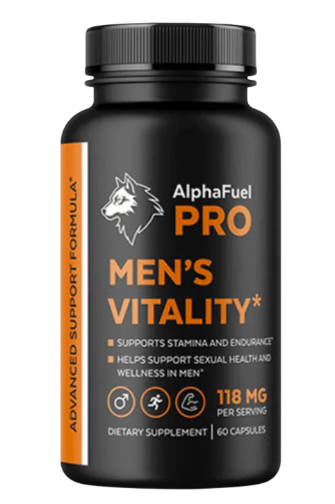 AlphaFuel Pro: suplement na witalność i libido dla mężczyzn, 60 kapsułek