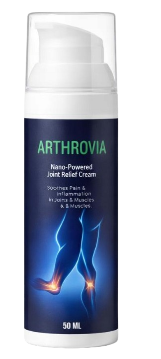 Arthrovia krem na stawy,  tubka 50 ml na białym tle