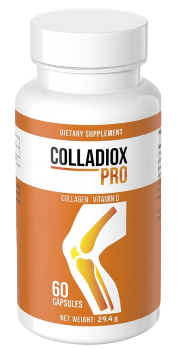 Colladiox Pro kapsułki z kolagenem morskim Naticol i witaminą D na zdrowie stawów