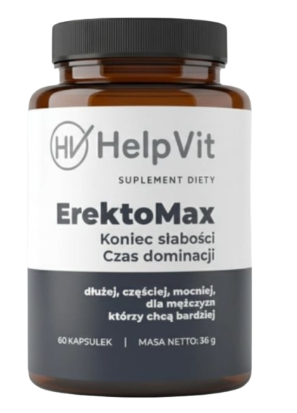 ErektoMax kapsulki suplement diety na potencje i libido dla mezczyzn 60 sztuk