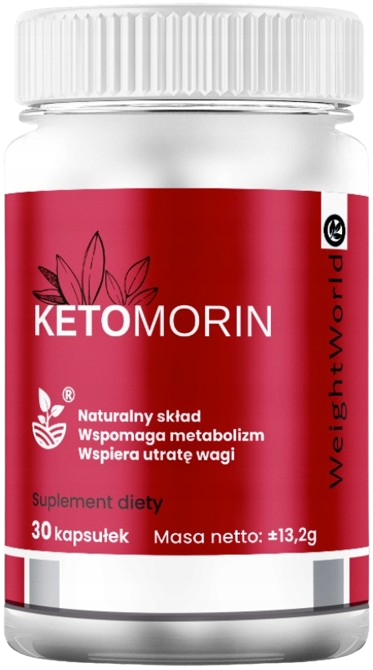 Ketomorin kapsułki na odchudzanie i przyspieszenie metabolizmu, opakowanie produktu