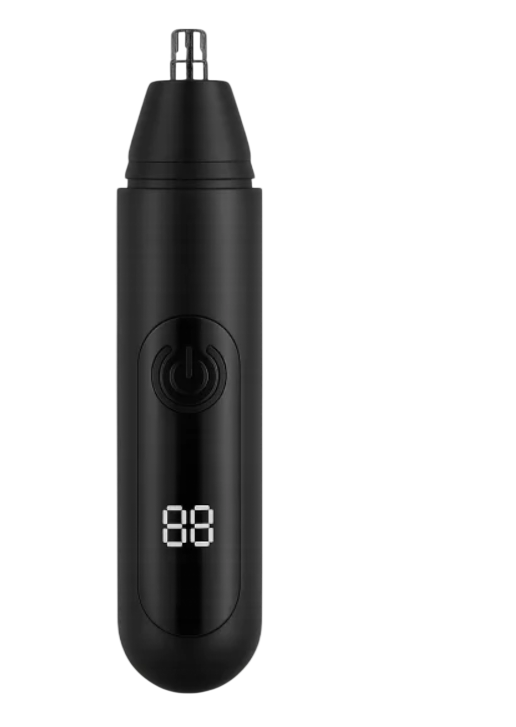 Mr. Bold Pro hair trimmer do nosa i uszu ,  system OmniCut 360° na czarnym tle