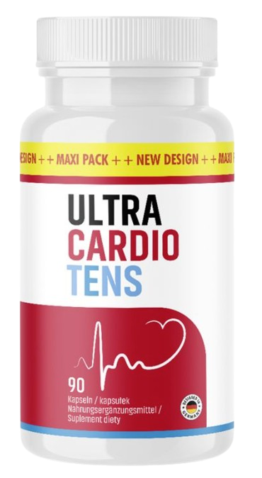 Ultra Cardio X kapsułki na serce i ciśnienie krwi, suplement diety 60 kapsułek